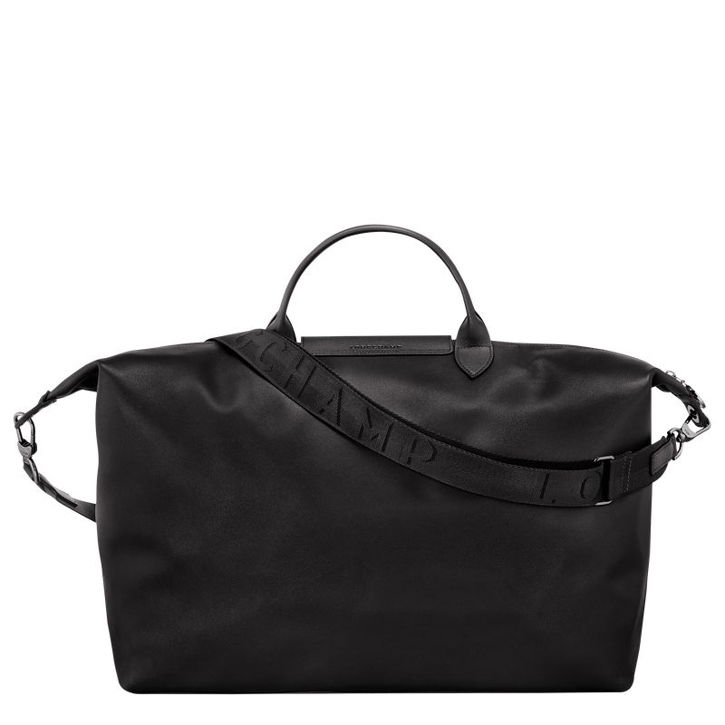 Bolsas de Viaje long champ Le Pliage Xtra S Leather Hombre Negras | COCT9183