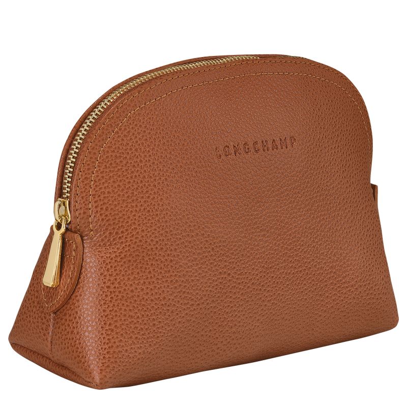 Bolso Pequeño long champ Le FoulonnÉ Leather Mujer Caramel | COAH7686