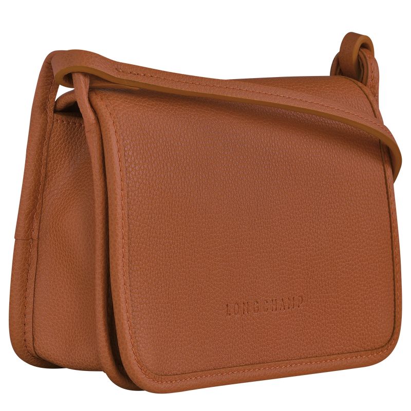 Bolso Pequeño long champ Le FoulonnÉ XS Clutch Leather Mujer Caramel | CONW7724