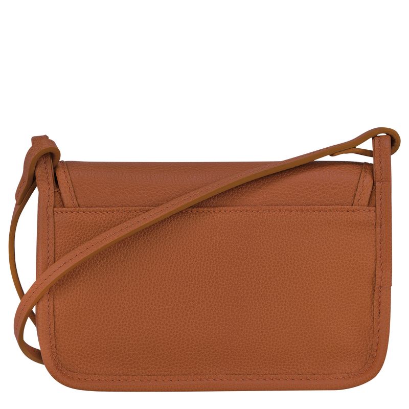 Bolso Pequeño long champ Le FoulonnÉ XS Clutch Leather Mujer Caramel | CONW7724