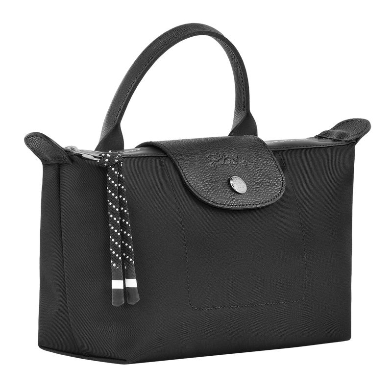 Bolso Pequeño long champ Le Pliage Energy Recycled canvas Mujer Negras | CODF7969