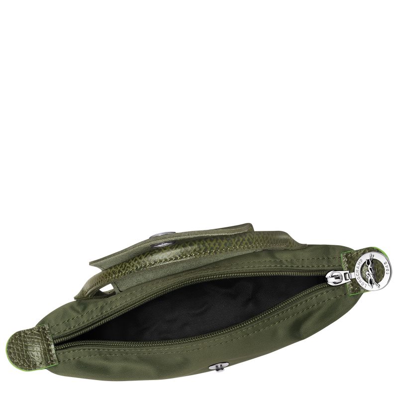 Bolso Pequeño long champ Le Pliage Green with handle Recycled canvas Hombre Forest | COSG9089