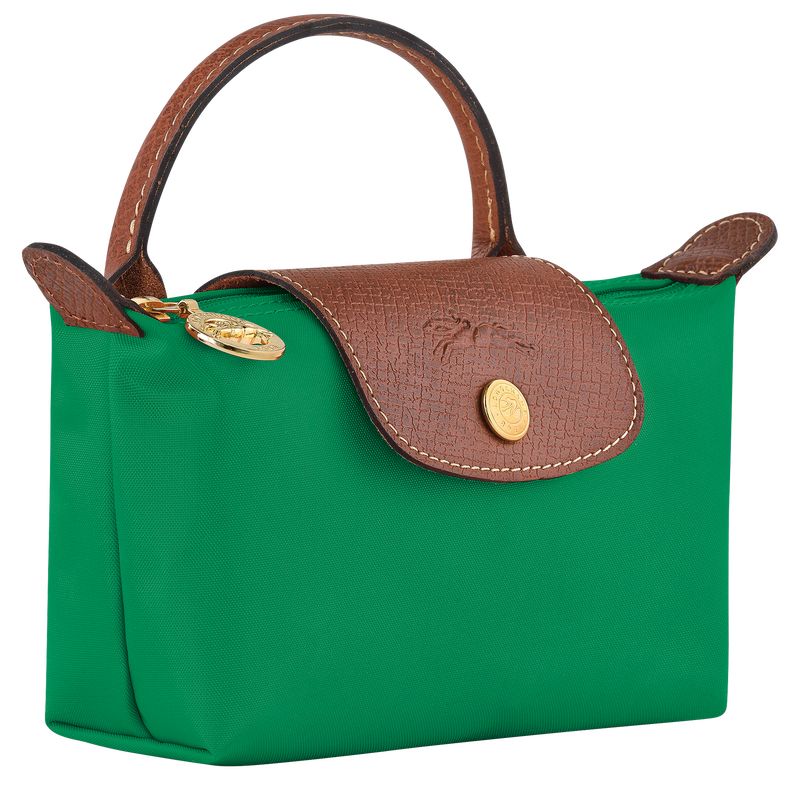 Bolso Pequeño long champ Le Pliage Original with handle Recycled canvas Hombre Verde | COBE9077