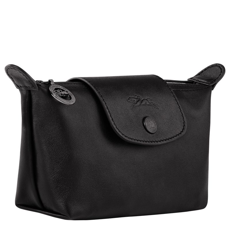 Bolso Pequeño long champ Le Pliage Xtra Leather Hombre Negras | CONW9073