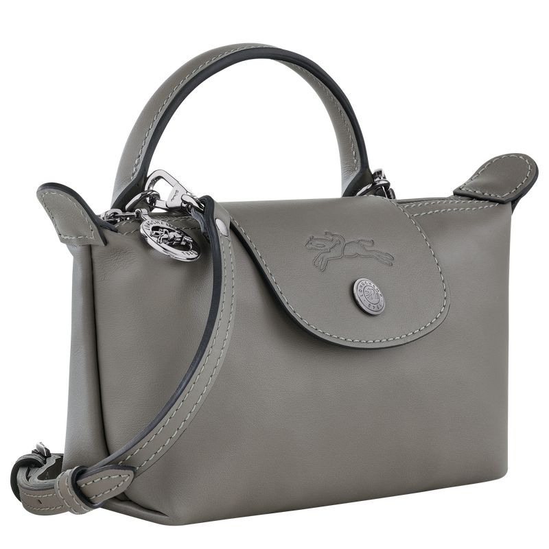 Bolso Pequeño long champ Le Pliage Xtra XS Leather Mujer Turtledove | COTC8004