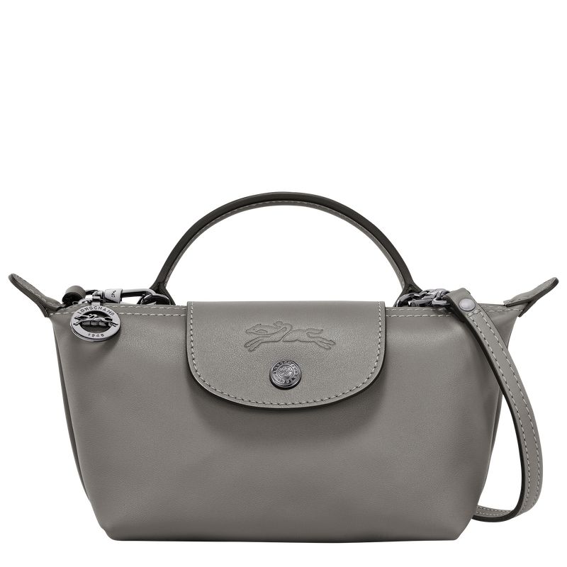 Bolso Pequeño long champ Le Pliage Xtra XS Leather Mujer Turtledove | COTC8004