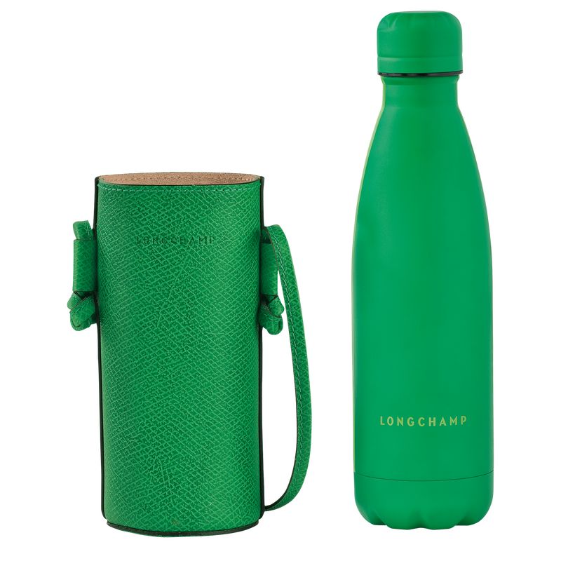 Bolso Pequeño long champ Épure Bottle holder Leather Hombre Verde | COAH9111