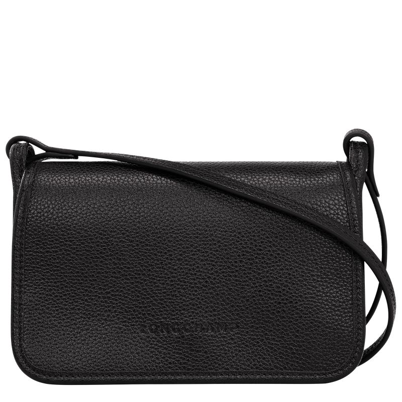 Carteras long champ Le FoulonnÉ XS Clutch Leather Mujer Negras | COGS7838