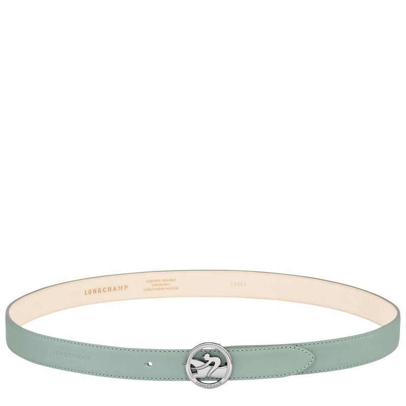 Cinturones long champ La MÉdaille Leather Mujer Celadon | COTC8377