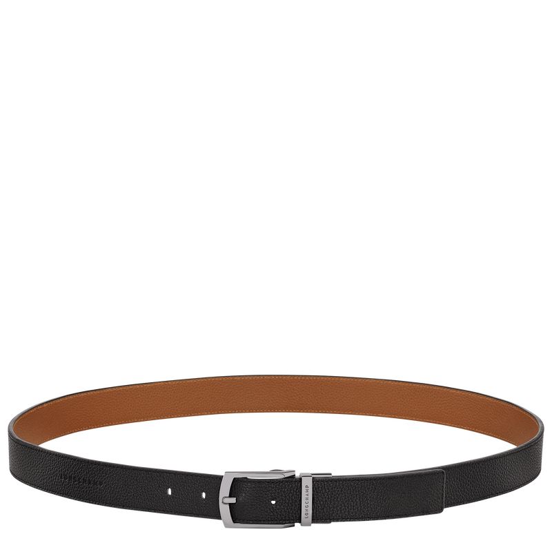 Cinturones long champ Le FoulonnÉ Leather Hombre Negras | CODF9321