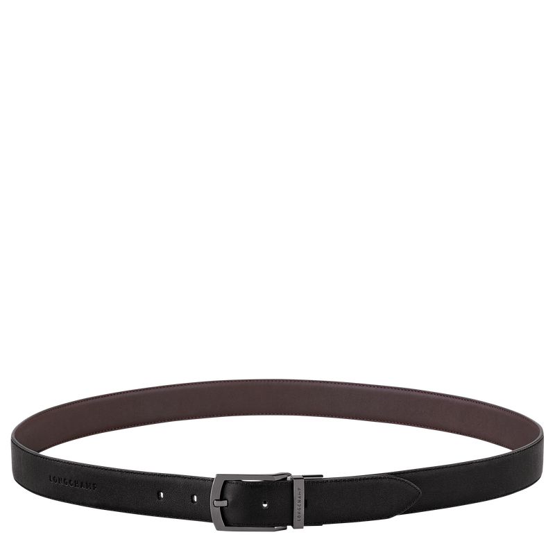 Cinturones long champ sur Seine Leather Hombre Negras | COOK9317