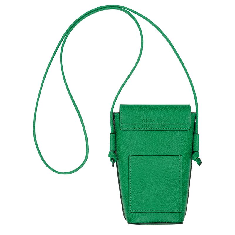 Funda long champ Épure with leather lace Hombre Verde | COSG8985