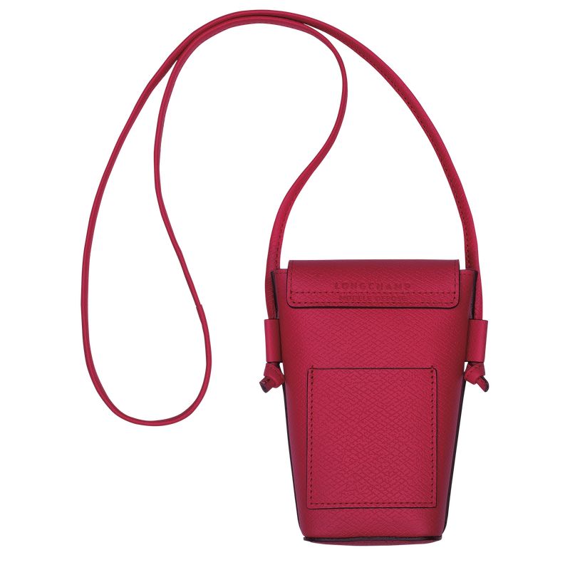 Funda long champ Épure with leather lace 1 Hombre Magenta | CODF9113