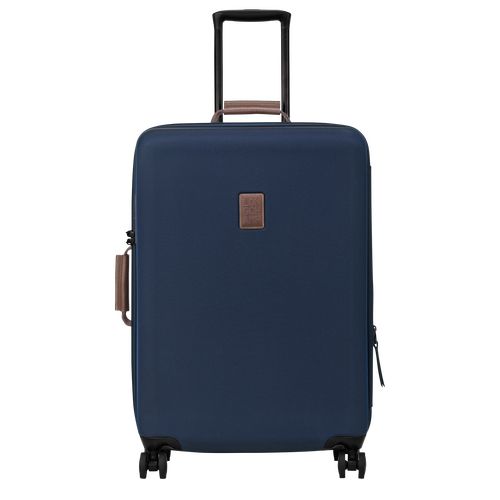 Maletas long champ Boxford L Recycled canvas Hombre Azules | COAH9246