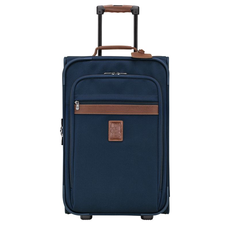 Maletas long champ Boxford M Recycled canvas Hombre Azules | COBE9233