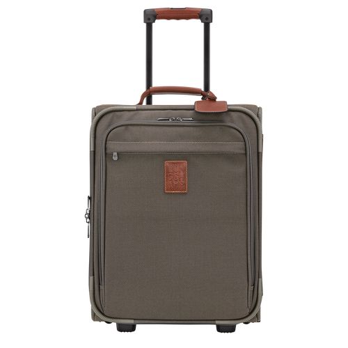 Maletas long champ Boxford S Recycled canvas Hombre Marrones | CODF9244