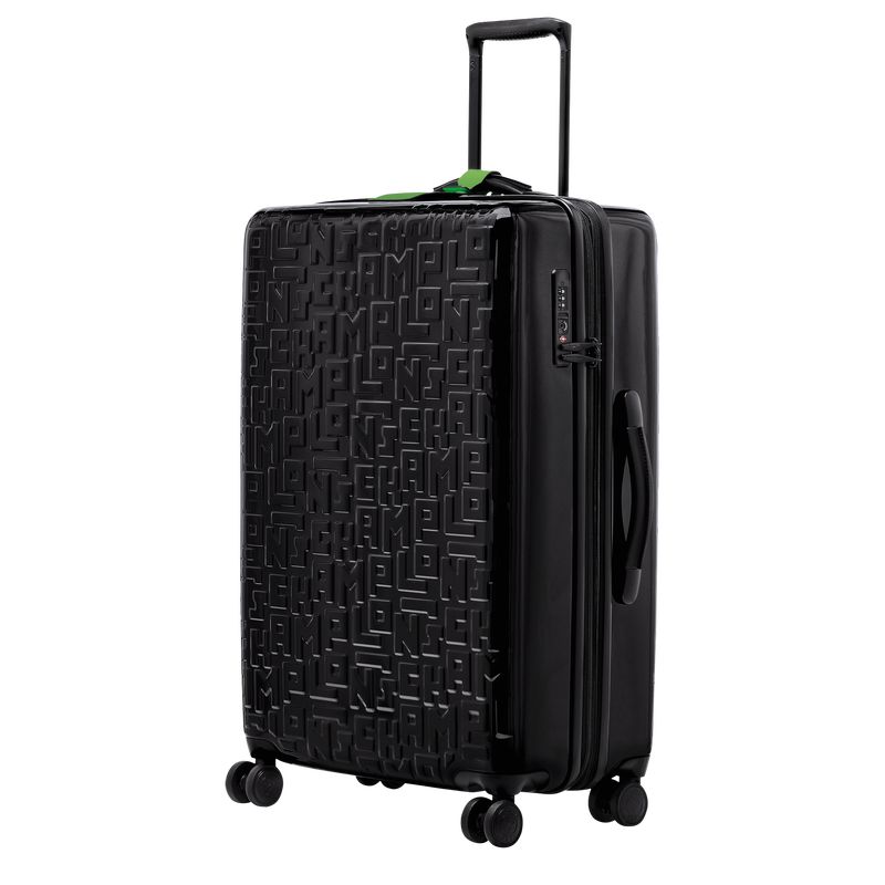 Maletas long champ LGP Travel L Polycarbonate Mujer Negras | COHA8149