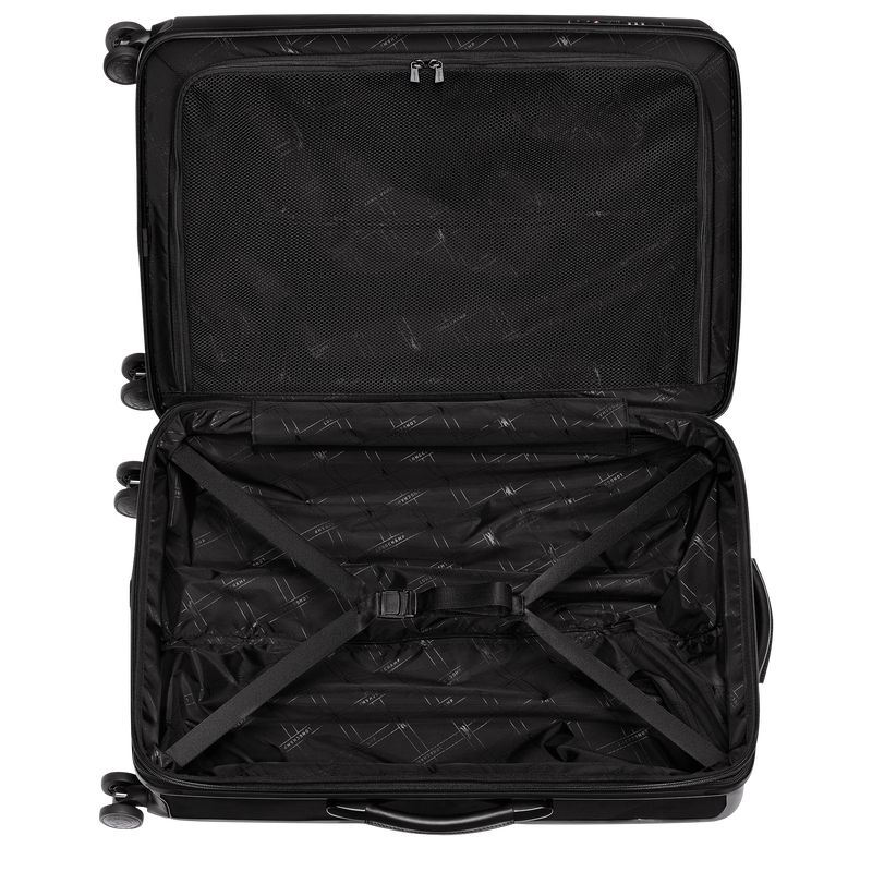 Maletas long champ LGP Travel L Polycarbonate Hombre Negras | COXY9236