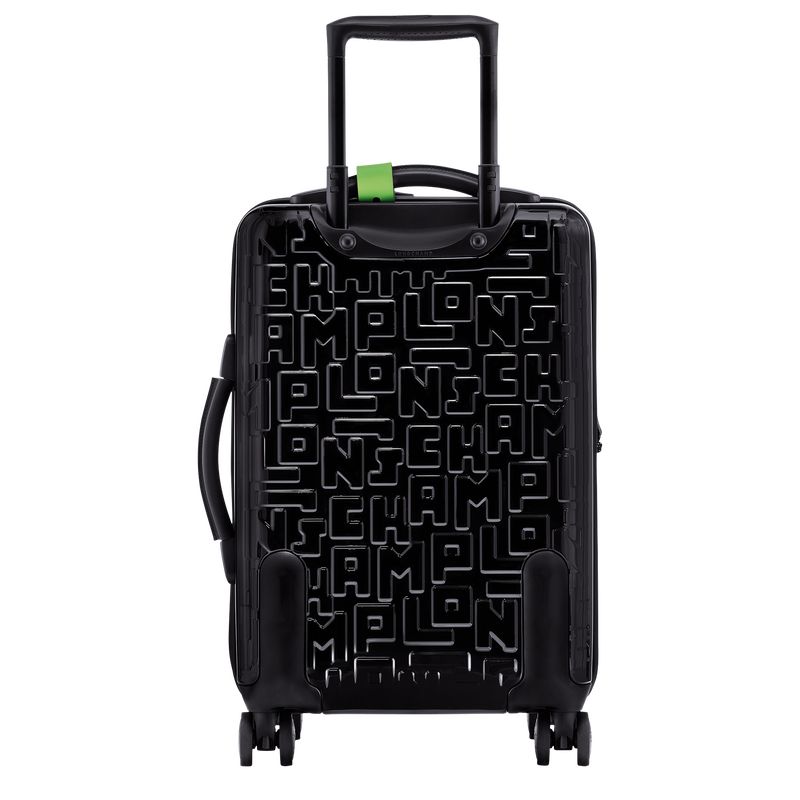 Maletas long champ LGP Travel M Polycarbonate Mujer Negras | COGS8150