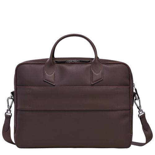 Maletín long champ sur Seine M Leather Hombre Mocha | COIL8796