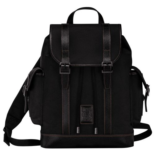 Mochilas long champ Boxford Recycled canvas Hombre Negras | COKO8858