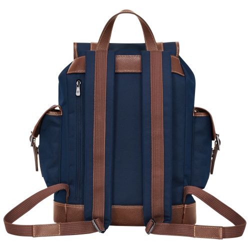 Mochilas long champ Boxford Recycled canvas Hombre Azules | COLI8859