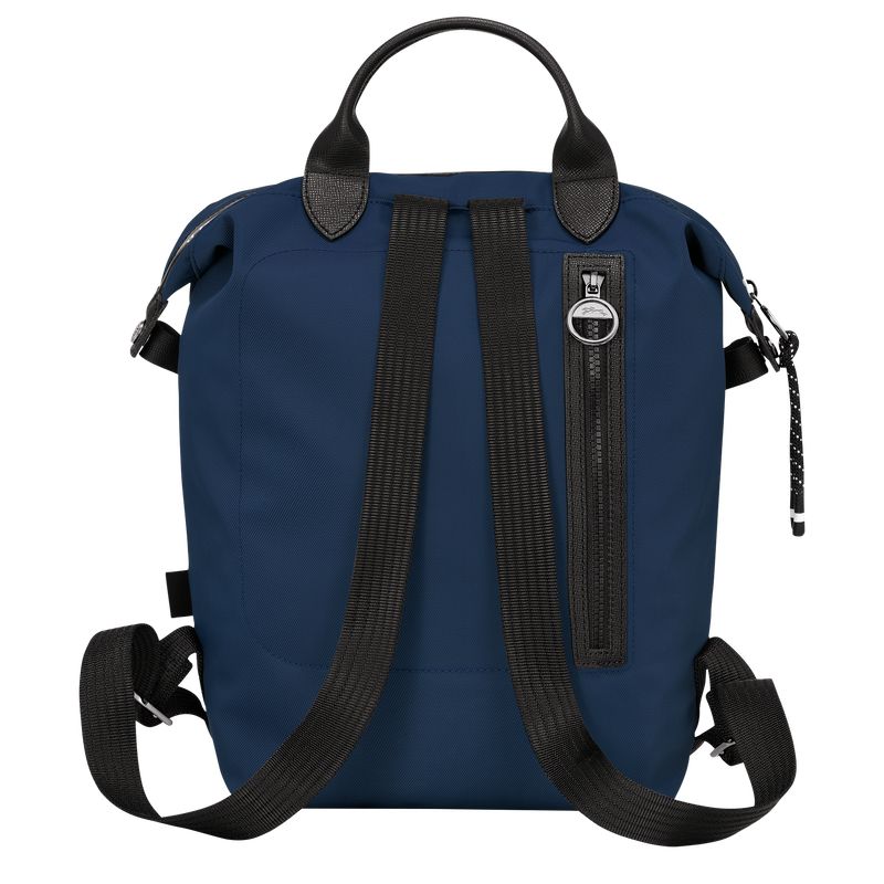 Mochilas long champ Le Pliage Energy L Recycled canvas Hombre Azul Marino | COQM8840