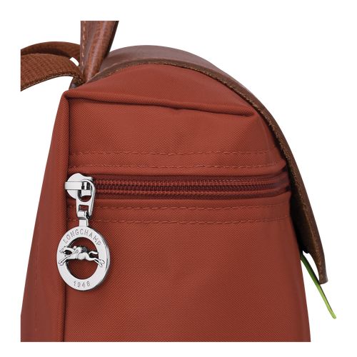 Mochilas long champ Le Pliage Green M Recycled canvas Hombre Chestnut | COVR8863