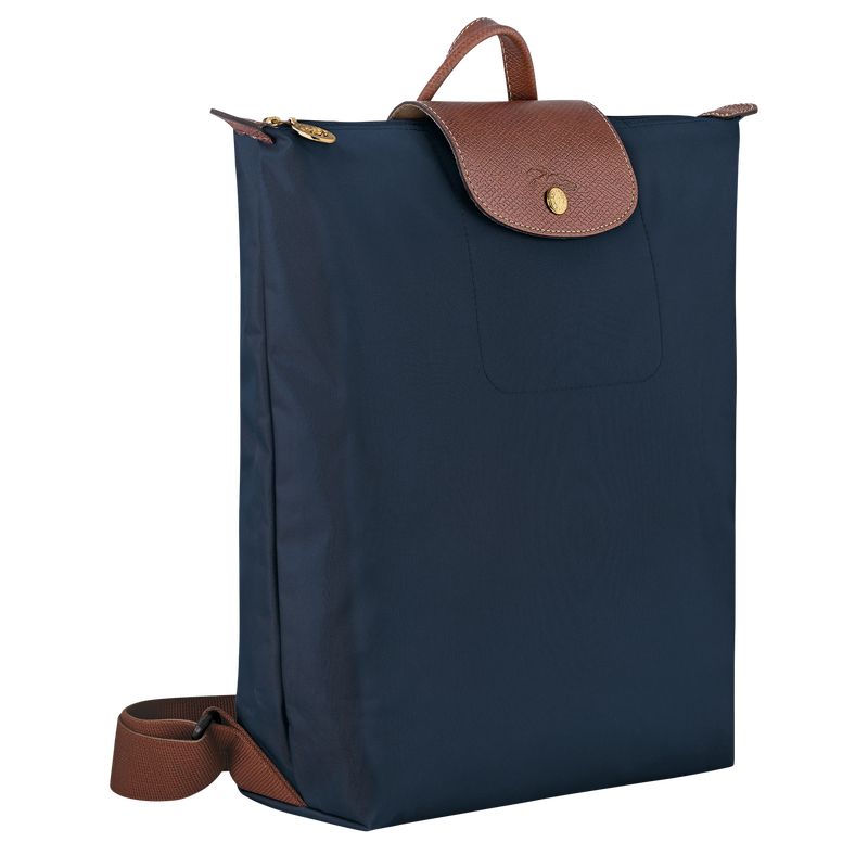 Mochilas long champ Le Pliage Original M Canvas Hombre Azul Marino | COTC8836