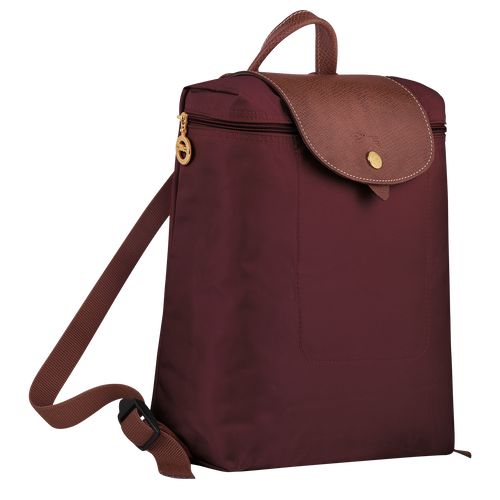 Mochilas long champ Le Pliage Original M Recycled canvas Hombre Burdeos | COLI8874