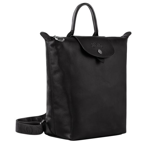 Mochilas long champ Le Pliage Xtra S Leather Mujer Negras | COKO7662