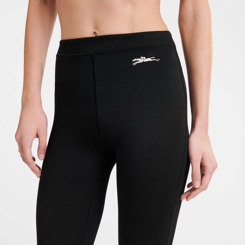 Pantalon long champ Cycling short Jersey Mujer Negras | COAH8695