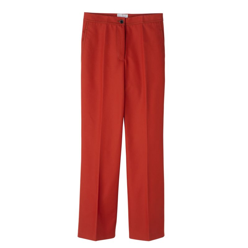 Pantalon long champ Suit Gabardine Mujer Paprika | COVR8707