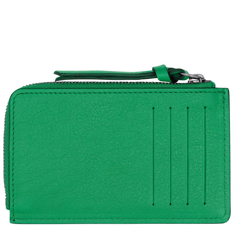 Porta Tarjeta long champ 3D Leather Hombre Verde | CONW9024