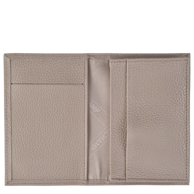 Porta Tarjeta long champ Le FoulonnÉ Leather Hombre Turtledove | COSG9037