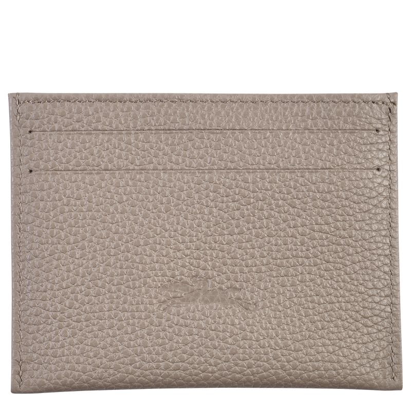 Porta Tarjeta long champ Le FoulonnÉ Leather Mujer Turtledove | COTC7900