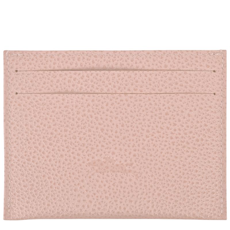 Porta Tarjeta long champ Le FoulonnÉ Leather Mujer Nude | COWN7903