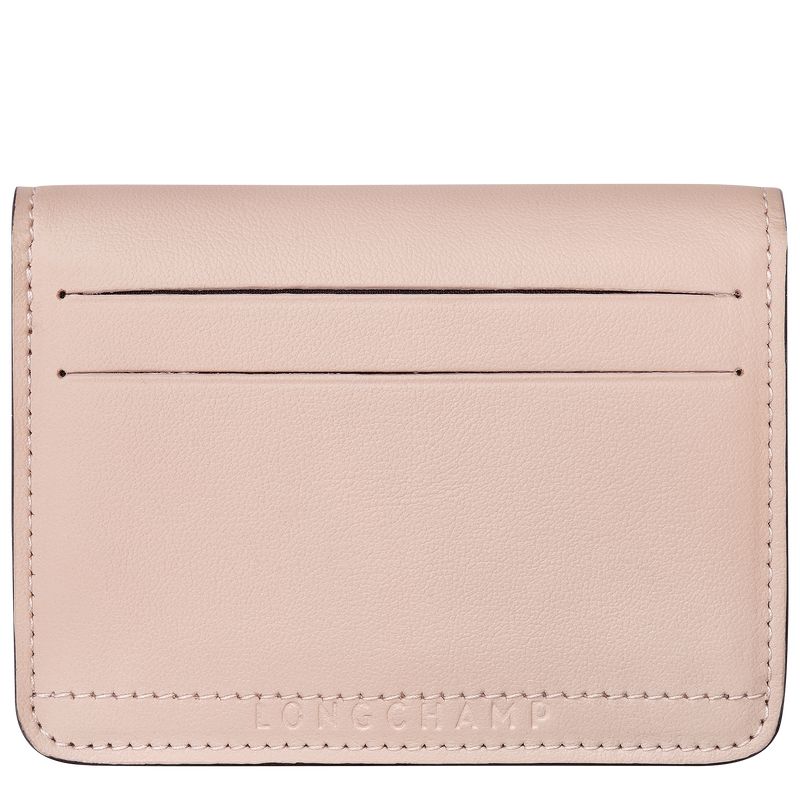 Porta Tarjeta long champ Le Pliage Xtra Leather Hombre Nude | COJP9032