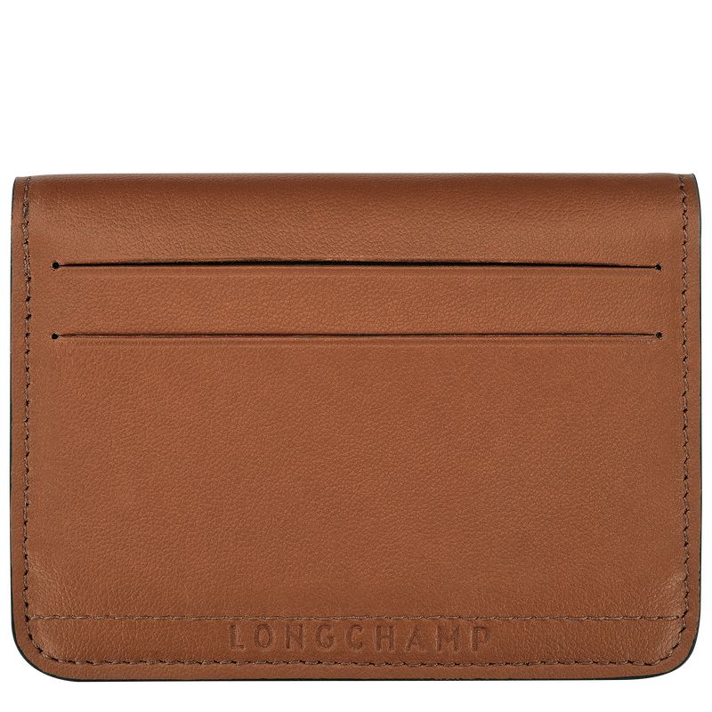 Porta Tarjeta long champ Le Pliage Xtra Leather Hombre Cognac | COHA9033