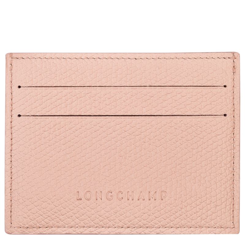 Porta Tarjeta long champ Le Roseau Leather Mujer Ballerina | COGS7919