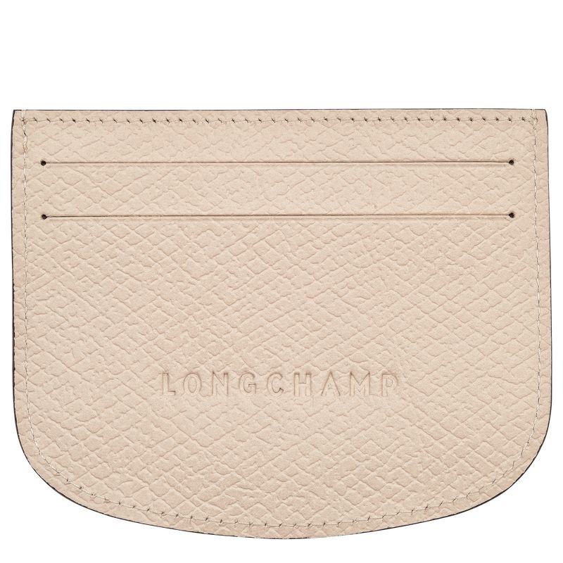 Porta Tarjeta long champ Épure Leather Hombre Paper | COXY9028