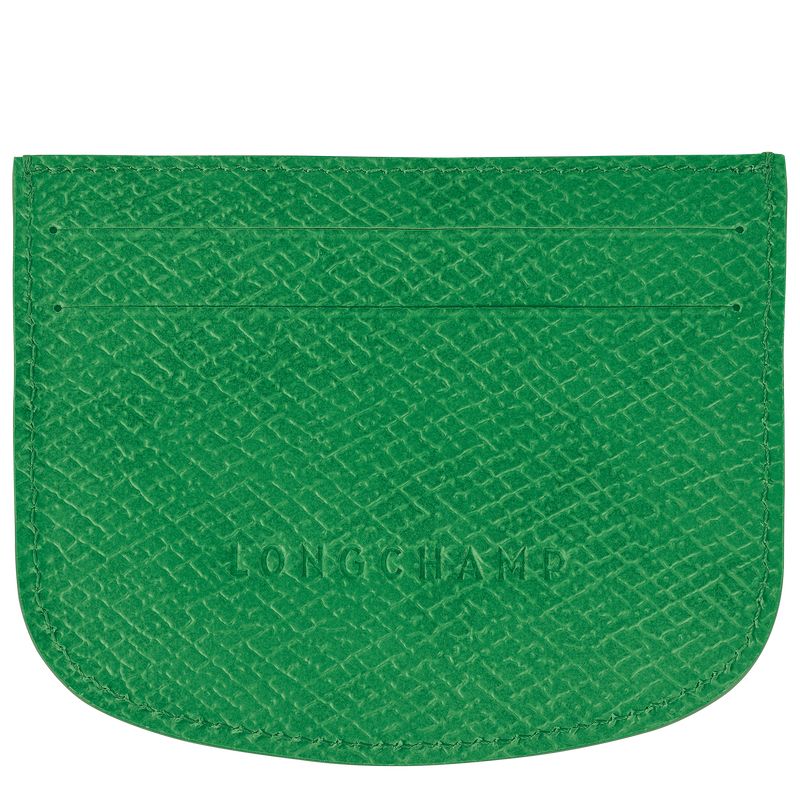 Porta Tarjeta long champ Épure Leather Hombre Verde | COZU9029