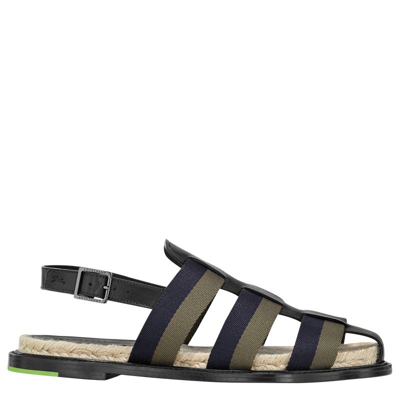 Sandalias long champ OTHER Mujer Negras | CODF8749