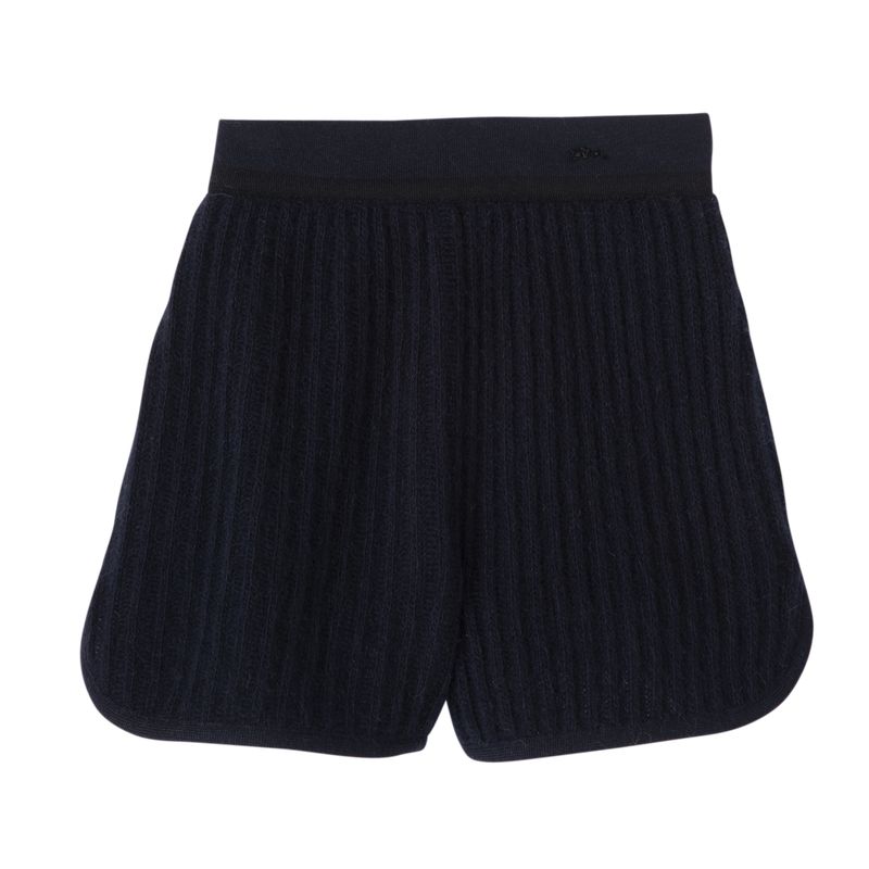 Short long champ Knit Mujer Azul Marino | COZU8717