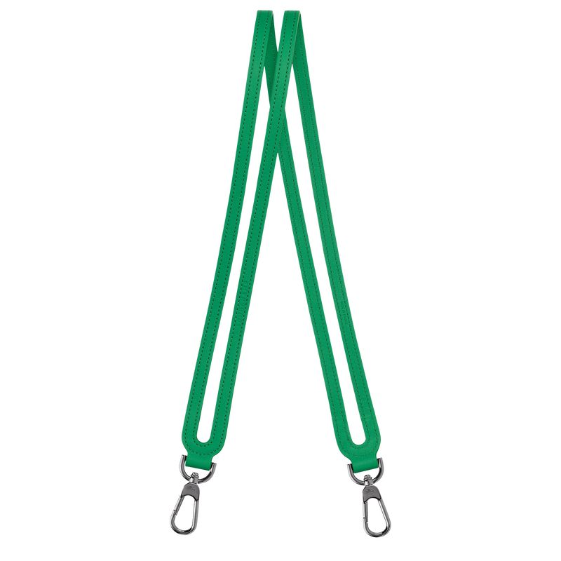 Shoulder Straps long champ Le Pliage Xtra Leather Mujer Verde | COHA8388