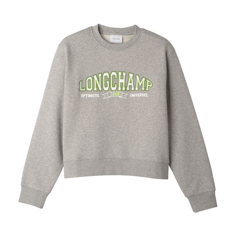 Sudadera long champ Jersey Mujer Gris | COCT8654